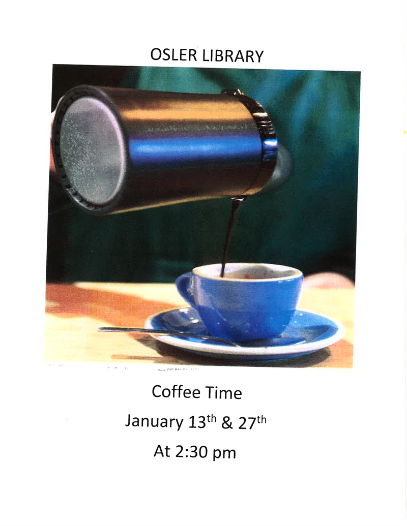 Osler Library - Coffee Time