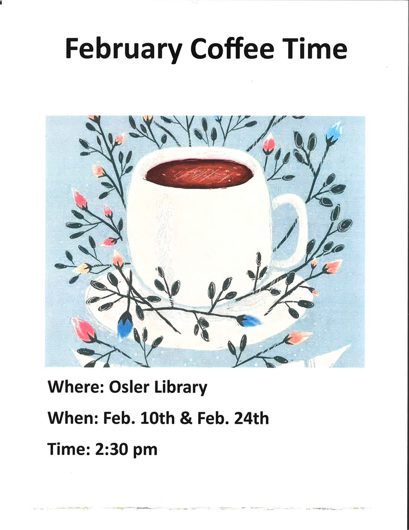 Osler Library Coffee Time