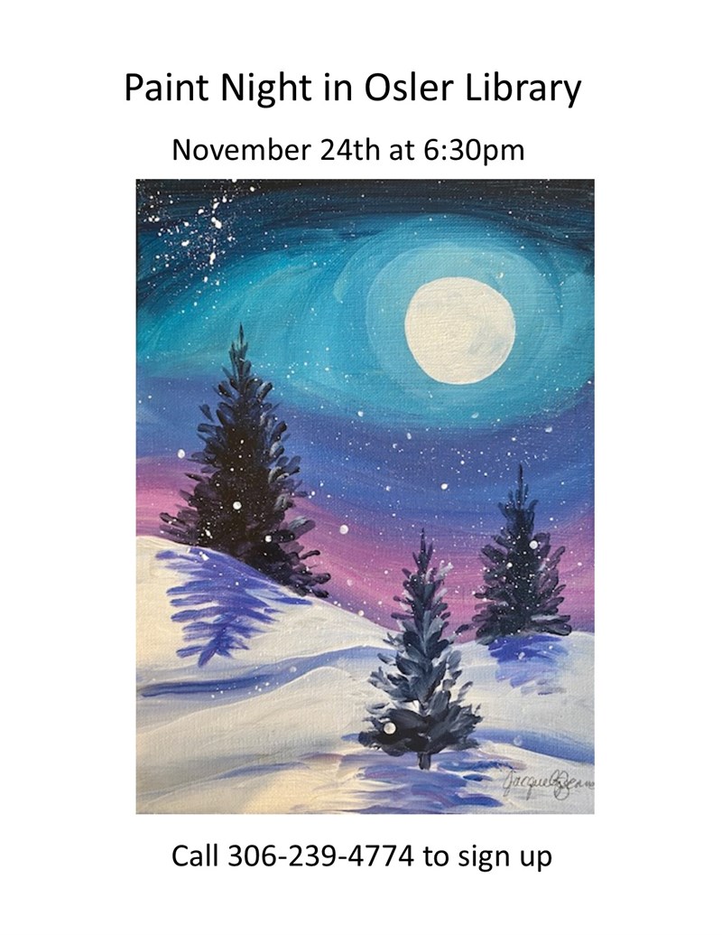 Paint Night at The Osler Library